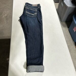 BKE Denim: Stella 29L Dark Denim capris